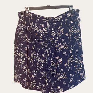 Floral Mini Skirt